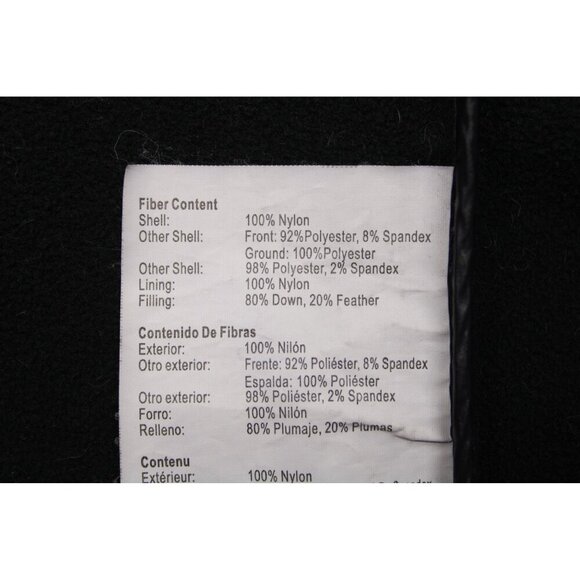 Halifax Traders Women's Puffer Jacket With Studded Details Down Filling Black Sz - Picture 7 of 10